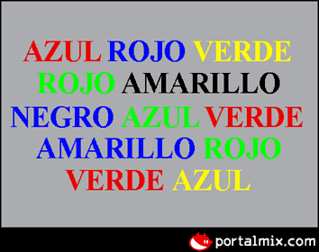 Palabras con color